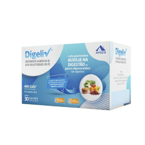Digeliv Com 30 Sachês Com 2g Cada Apsen