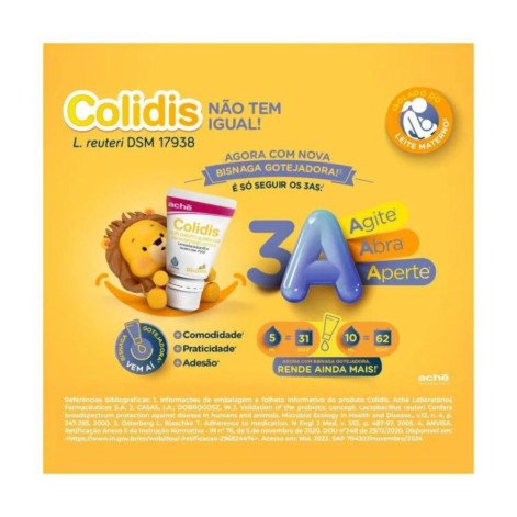  Suplemento Probiótico Infantil Colidis Gotas 10ml