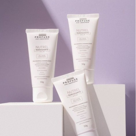Gel Creme Hidratante Profuse Nutrel Suavizante Balm Peles Sensíveis 50g