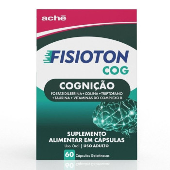 Suplemento Alimentar Aché Fisioton Cognição 60 Cápsulas