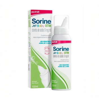 Sorine Xtm Jet Baby Descongestionante Nasal 0,9% 100ml