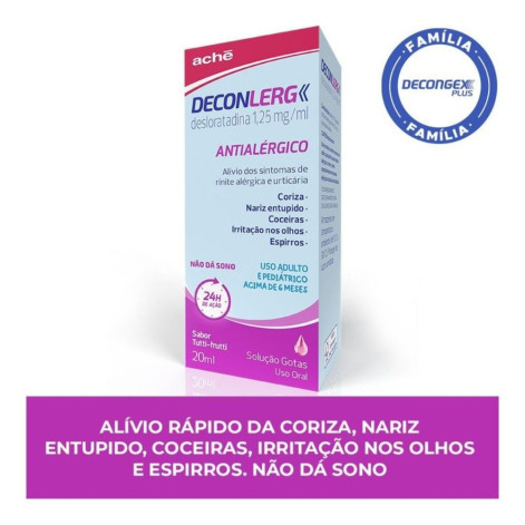 Deconlerg 1,25mg/Ml Tutti Frutti Solução Gotas 20ml