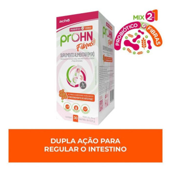 Probiótico Prohn Fibras Sem Sabor sachê 6,8g 30 Unidades