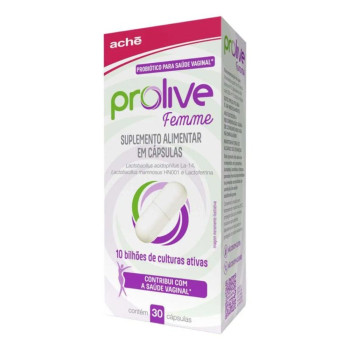 Probiótico Prolive Femme 30 Cápsulas
