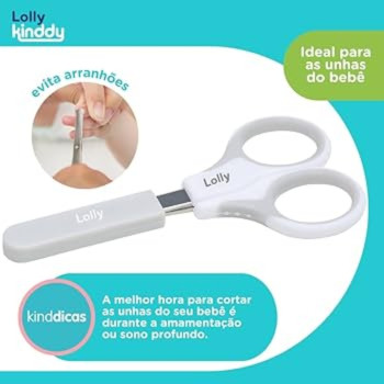 Tesoura Infantil Lolly Com Capa 