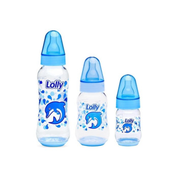 Kit Mamadeira Lolly Oceano Azul 3 Unidades