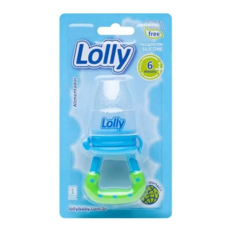 Alimentador Infantil Lolly + de 6 Meses Azul 