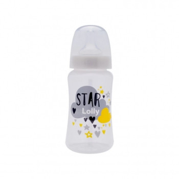 Mamadeira Star Big Lolly 330ml Bico Silicone Neutro