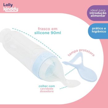 Alimentador Colher Dosadora Lolly Azul