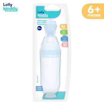 Alimentador Colher Dosadora Lolly Azul