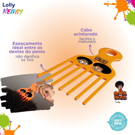 Lolly Pente Afro Hora Do Blec
