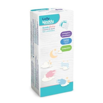 Algodão Quadrado Quadrybaby 100 Unidades