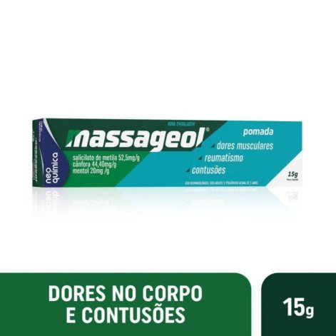 Massageol Pomada com 15g Neo Quimica