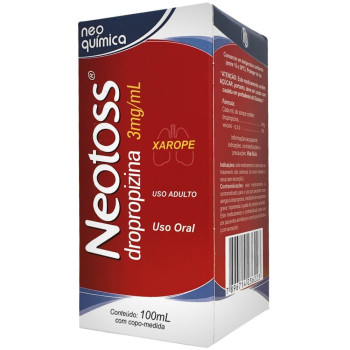 Neotoss Dropropizina 3mg/ml Xarope Adulto 100ml