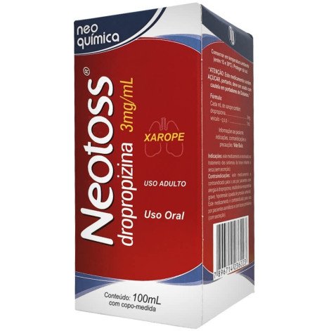 Neotoss Dropropizina 3mg/ml Xarope Adulto 100ml