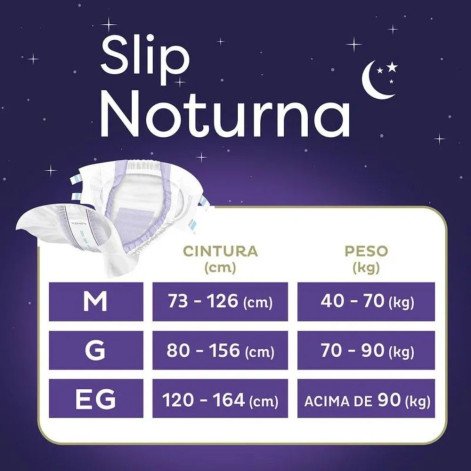 Fralda Geriátrica Tena Slip Noturna EG 16 Unidades