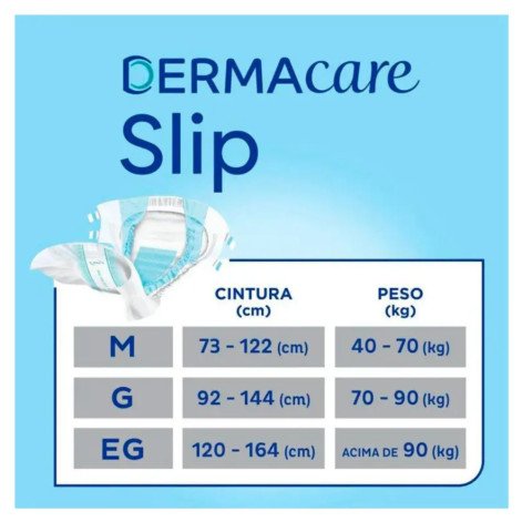 Fralda Geriátrica Tena Dermacare Slip EG 16 unidades