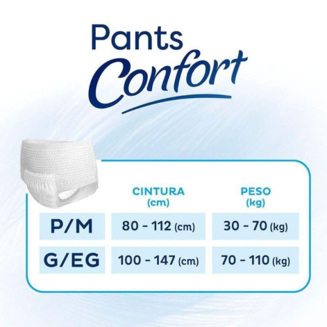 Roupa Intima Tena Pants Confort P/M L32P29 Unidades