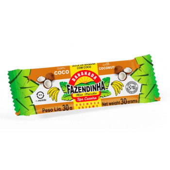Doce Bananada Fazendinha Coco 30 Gramas