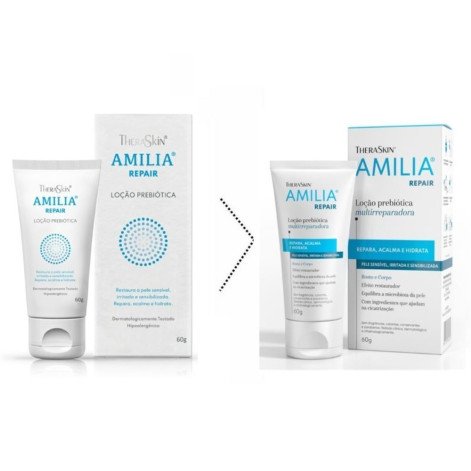 Loção Prebiótica Multirreparadora Theraskin Amilia Repair 60g