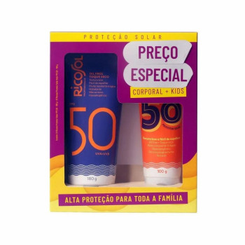 Kit Ricosol Protetor Solar Fps50 + Protetor Solar Kids Fps50 