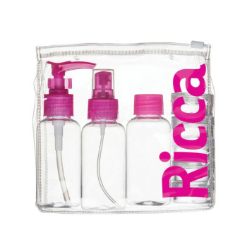 Conjunto de 3 Frasco Kit De Viagem Mandala Color Ricca