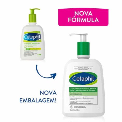 Loção Hidratante Corporal Cetaphil Advanced Moisturize 473ml