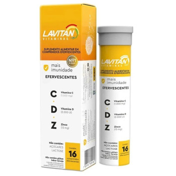 Lavitan Cdz Mais Imunidade 16 Comprimidos Efervescentes
