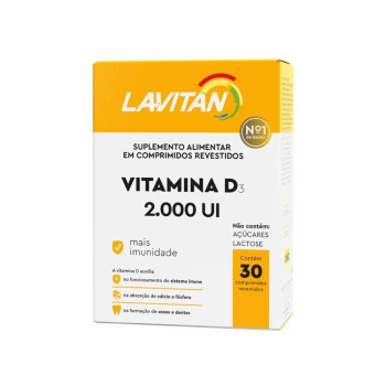 Lavitan Vitamina D 2.000Ui C/30 Comp Rev
