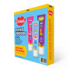Kit Carmed Fini Gel Dental Beijos 70g + Dentadura 70g + Minhoca 70g