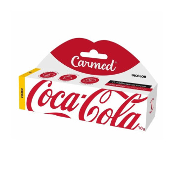 Hidratante Labial Carmed Coca Cola Incolor 10G