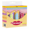 Kit Hidratante Labial Carmed Sorvete Uva Incolor + Tangerina Incolor + Morango Incolor 10g Cada