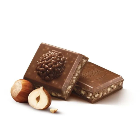 Chocolate Ferrero Rocher ao Leite com Avelã Tablete 90g