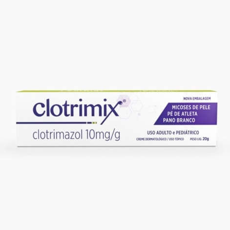 Clotrimix Clotrimazol 10mg/g Creme Dermatológico 20g