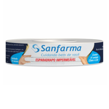Sanfarma Esparadrapo Impermeável 1,2cm x 4,5m