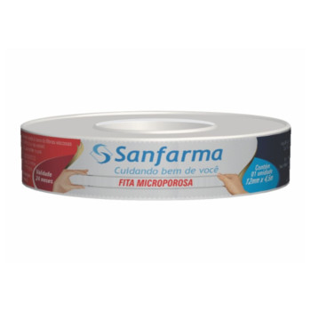 Esparadrapo Microporoso Sanfarma 12mm x 4,5cm