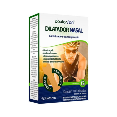 Dilatador Nasal Anatômico DoutorSan Com 10 Tamanho G
