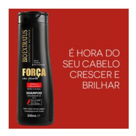 Shampoo Bio Extratus Força com Pimenta 350mL 