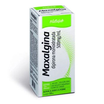 Maxalgina 500MG/ML Solução oral (gotas) Frasco com 10 mL Natulab