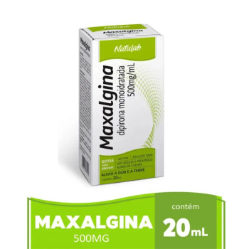 Maxalgina Dipirona Sódica 500mg/ml Solução Gotas 20ml