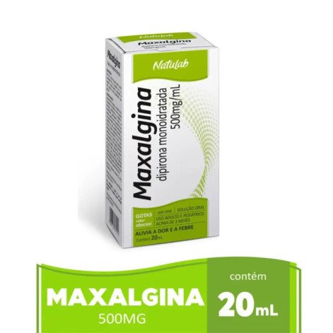 Maxalgina Dipirona Sódica 500mg/ml Solução Gotas 20ml