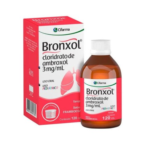 Bronxol 3mg/mL Infantil Sabor Framboesa 120ml