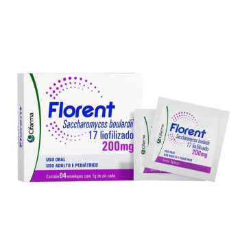 Florent 200mg Cifrarma 4 Envelopes De 1g Cada