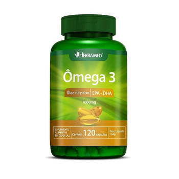 Suplemento Alimentar Herbamed Ômega 3 1000mg 120 Cápsulas