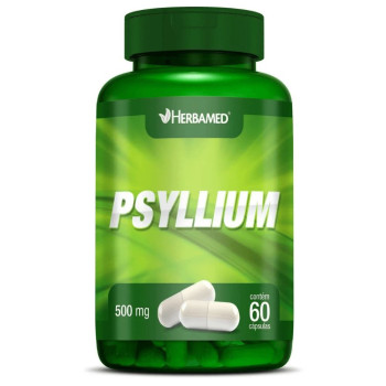Psyllium 500Mg 60 Cápsulas Herbamed