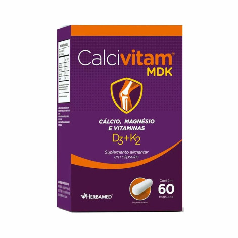 Calcivitam D3 600Mg C/60 cápsulas