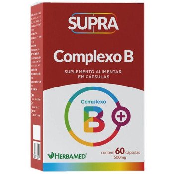 Supra Complexo B 500Mg 60 Cápsulas - Herbamed