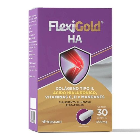 Flexigold HA 500mg 30 Cápsulas Herbamed