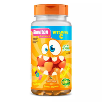 Bioviton Gummy Kids Vitamina C Sabor Laranja Unilife 30 Gomas