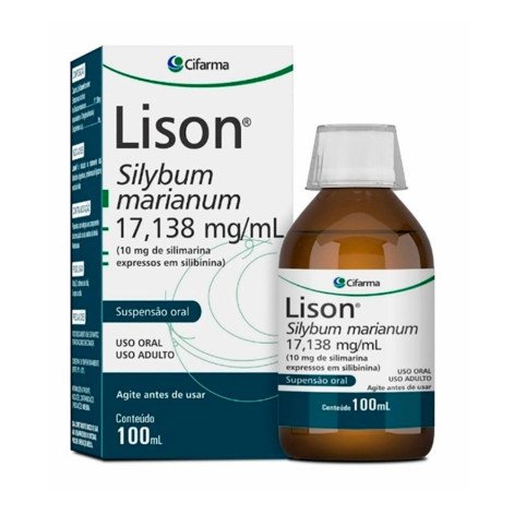 Lison Silimarina 17,138mg/ml Suspensão Oral 100ml